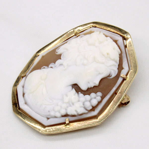Carved Shell Cameo Brooch & Pendant | 20.00ct |
