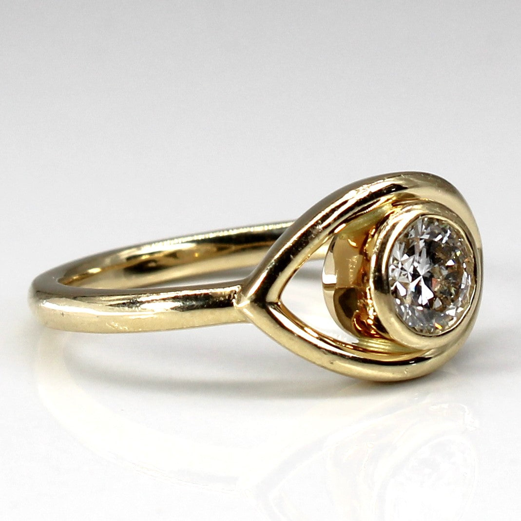 Bague sertie de diamants | 0,65 ct SI2 H/I | Taille 7,5 | 