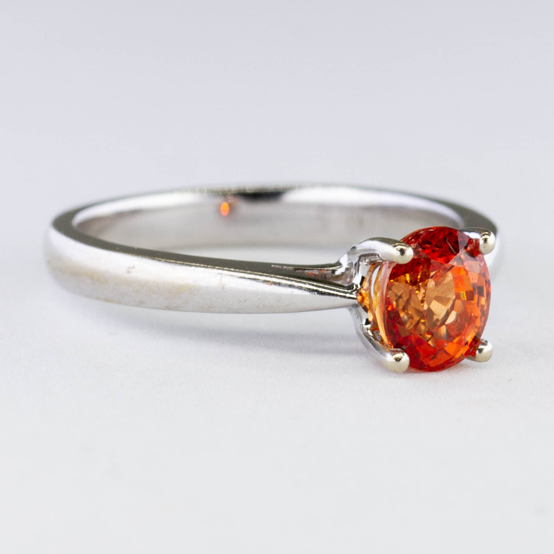Orange Sapphire Ring | 0.85ct | SZ 5 |