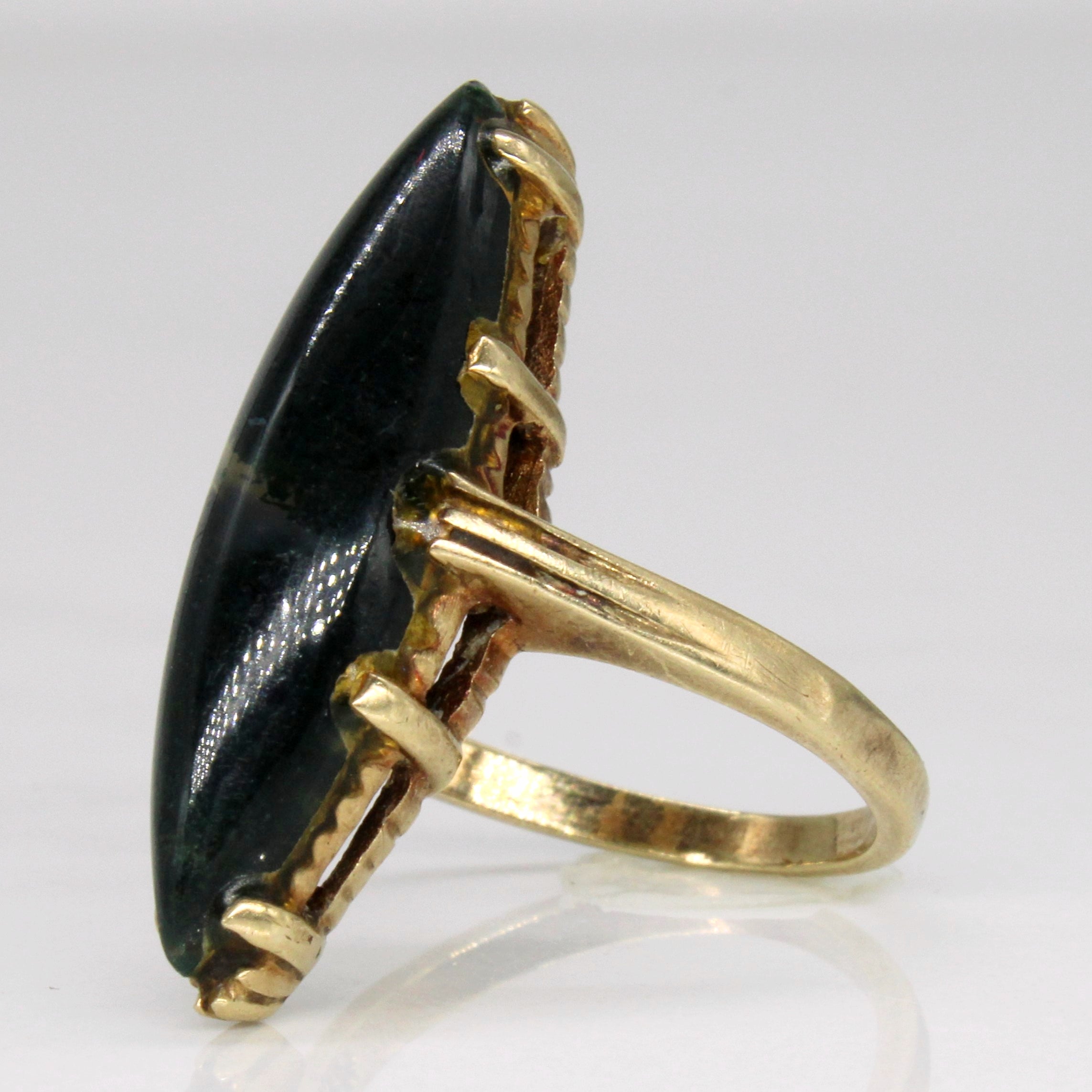 Bague cocktail en agate mousse | 10,00 ct | Taille 5,5 | 
