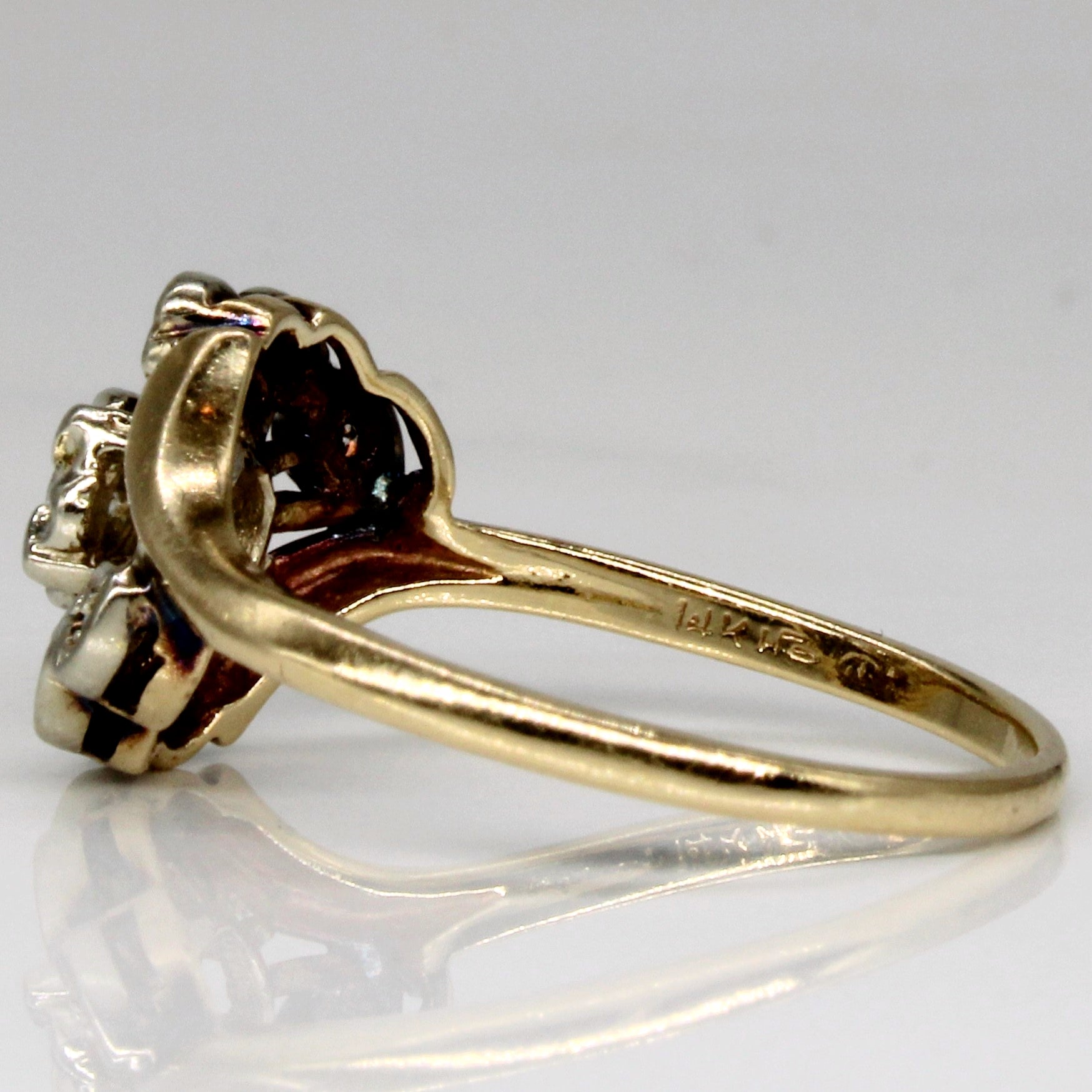 Bypass Diamond Ring | 0.08ctw | SZ 8 |