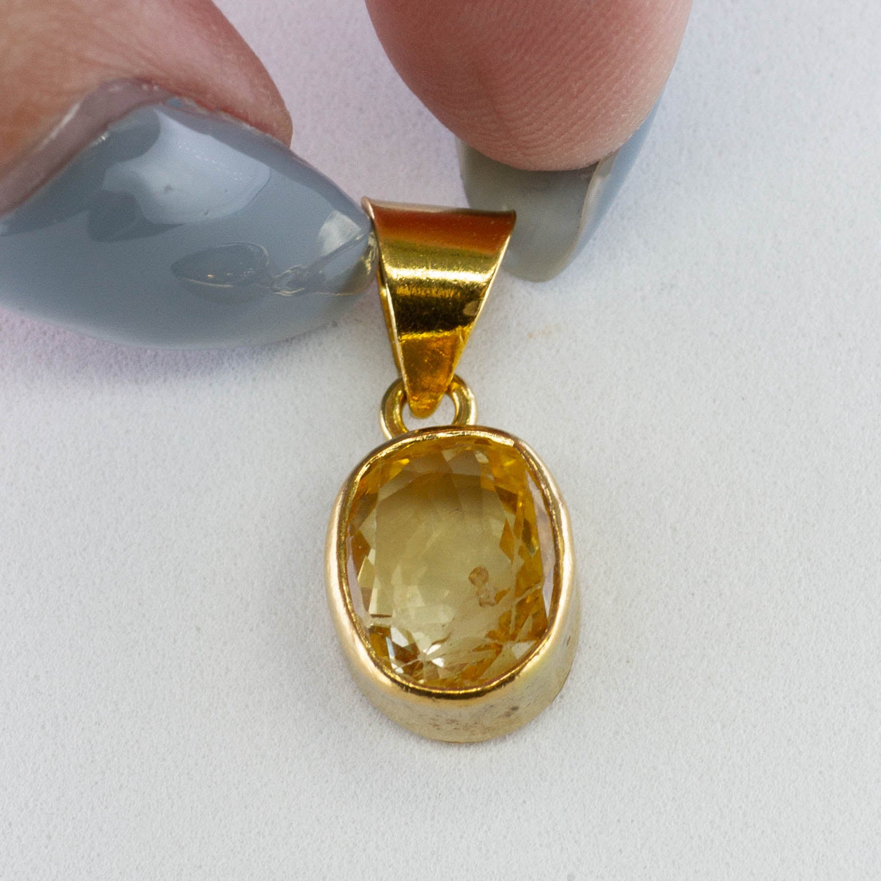 Yellow Sapphire Pendant | 4.25ct |