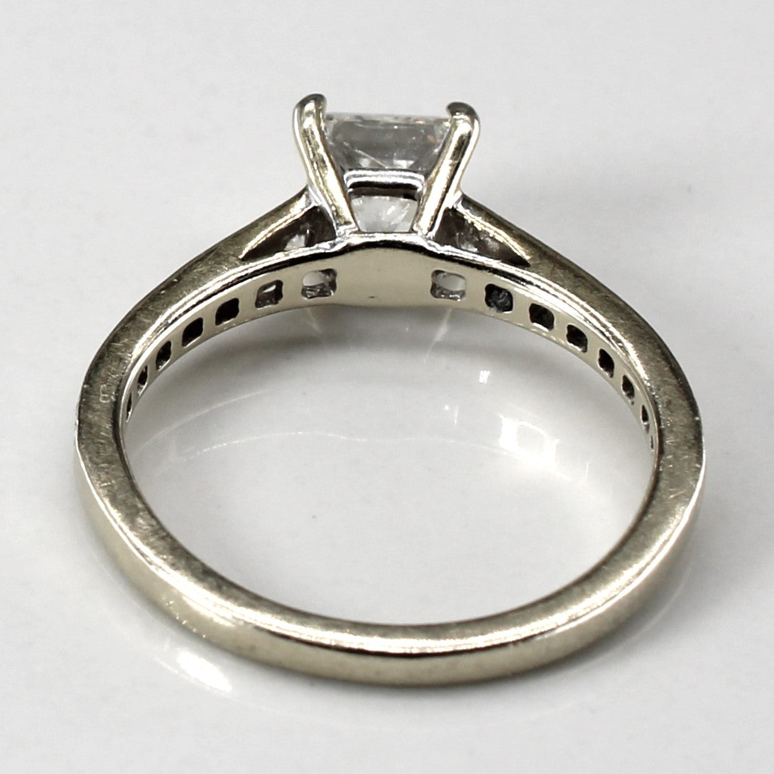 Bague Princesse Diamant avec Accents | 0,92 ct I1/I2 H/I | Taille 4,5 | 