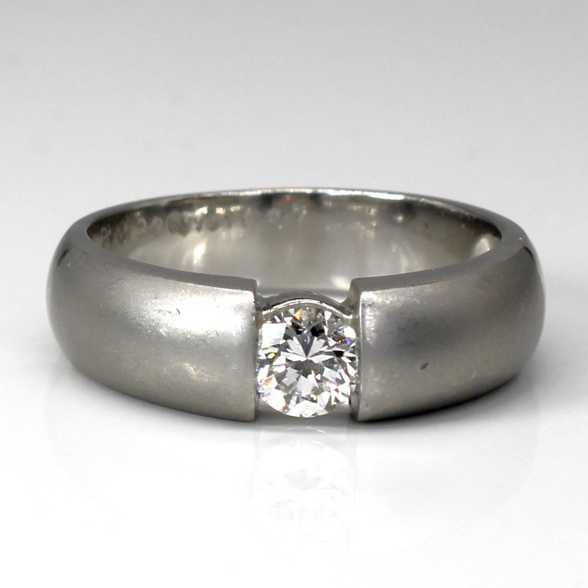 Tension Set Diamond Ring | 0.57ct VVS1 G | SZ 9.75 |