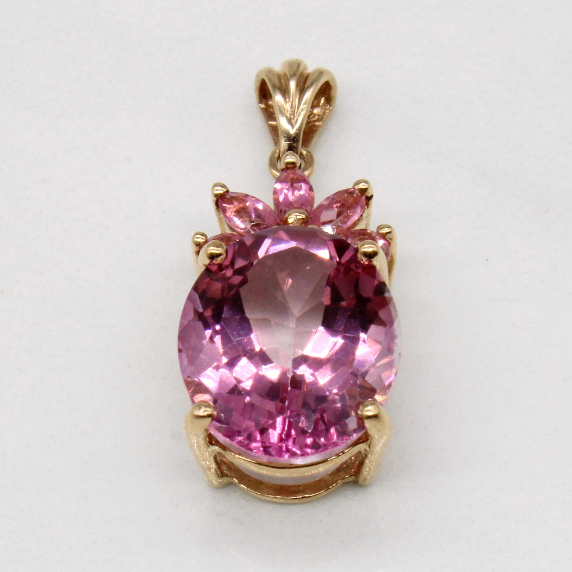 Pink Topaz Pendant | 5.60ctw |