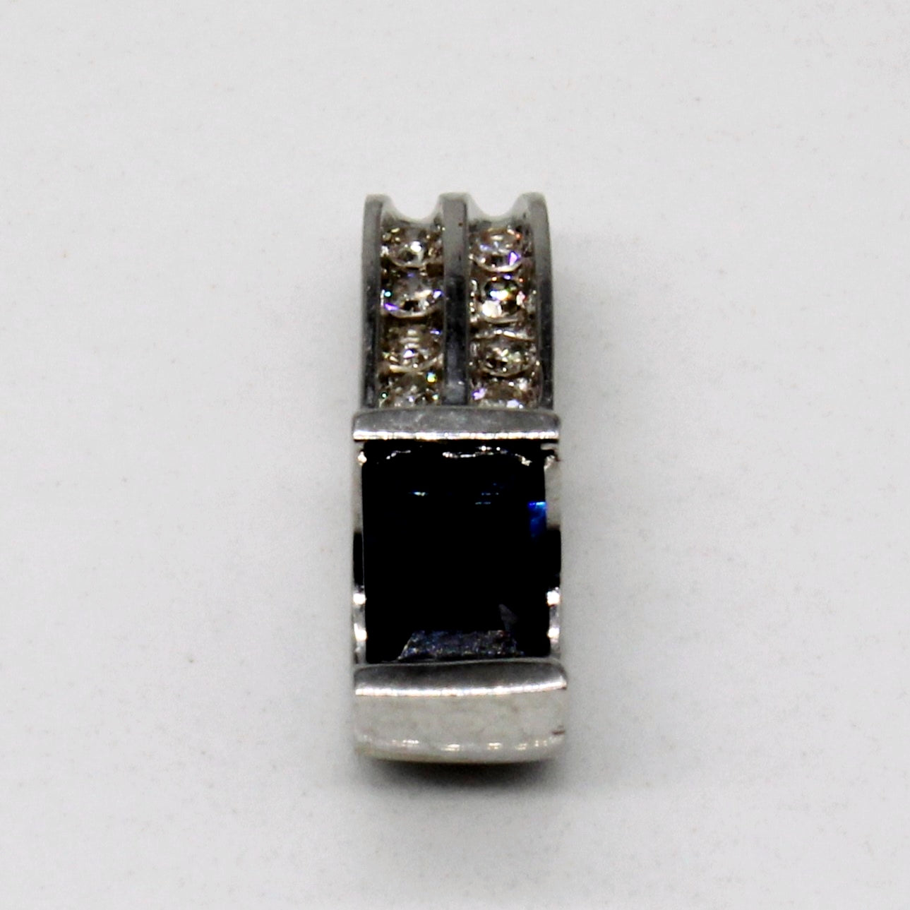 Sapphire & Diamond Pendant | 0.65ct, 0.05ctw |