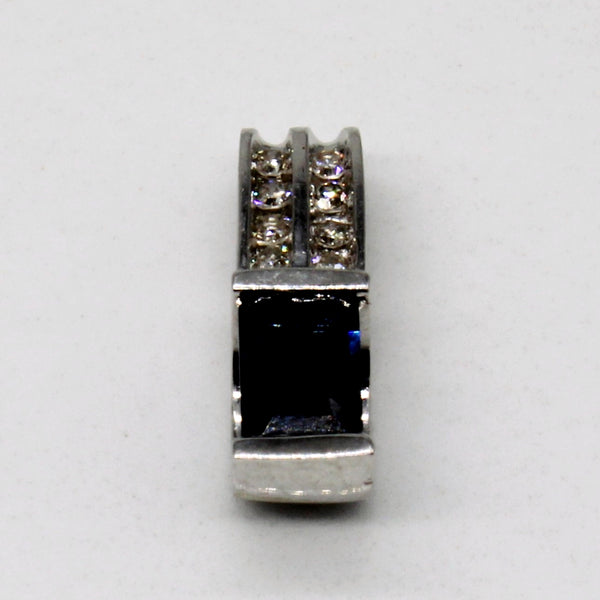 Sapphire & Diamond Pendant | 0.65ct, 0.05ctw |