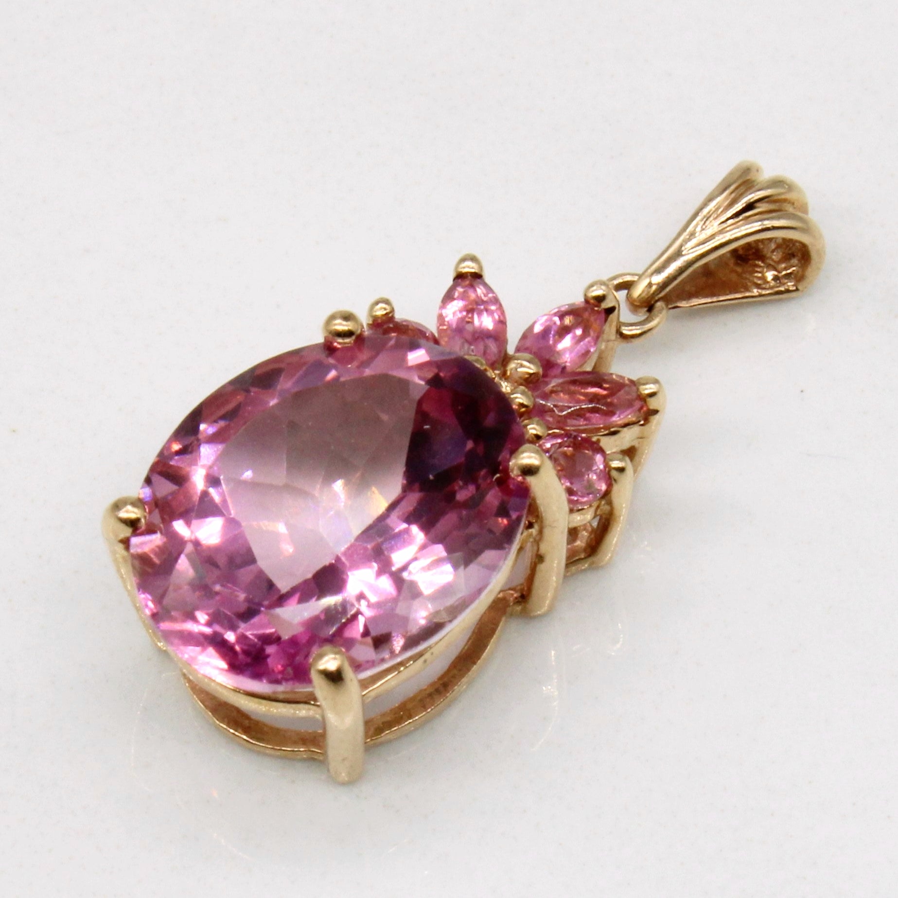 Pink Topaz Pendant | 5.60ctw |