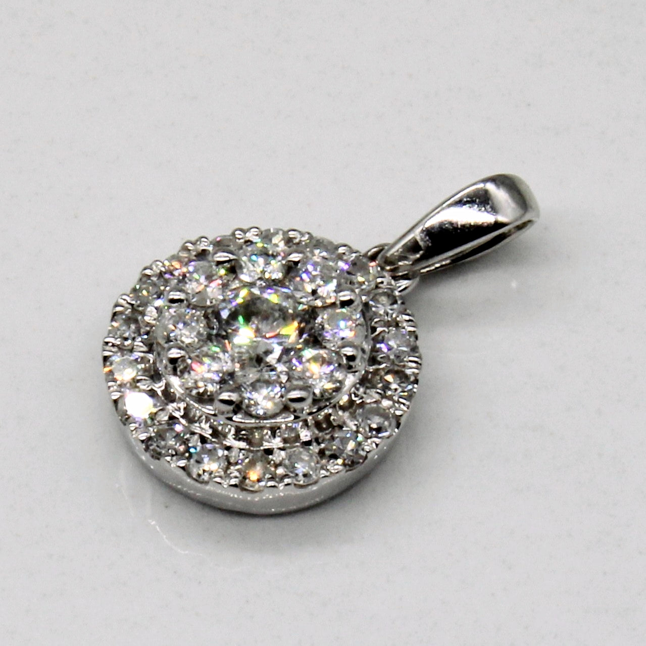 Diamond Circle Pendant | 0.50ctw |