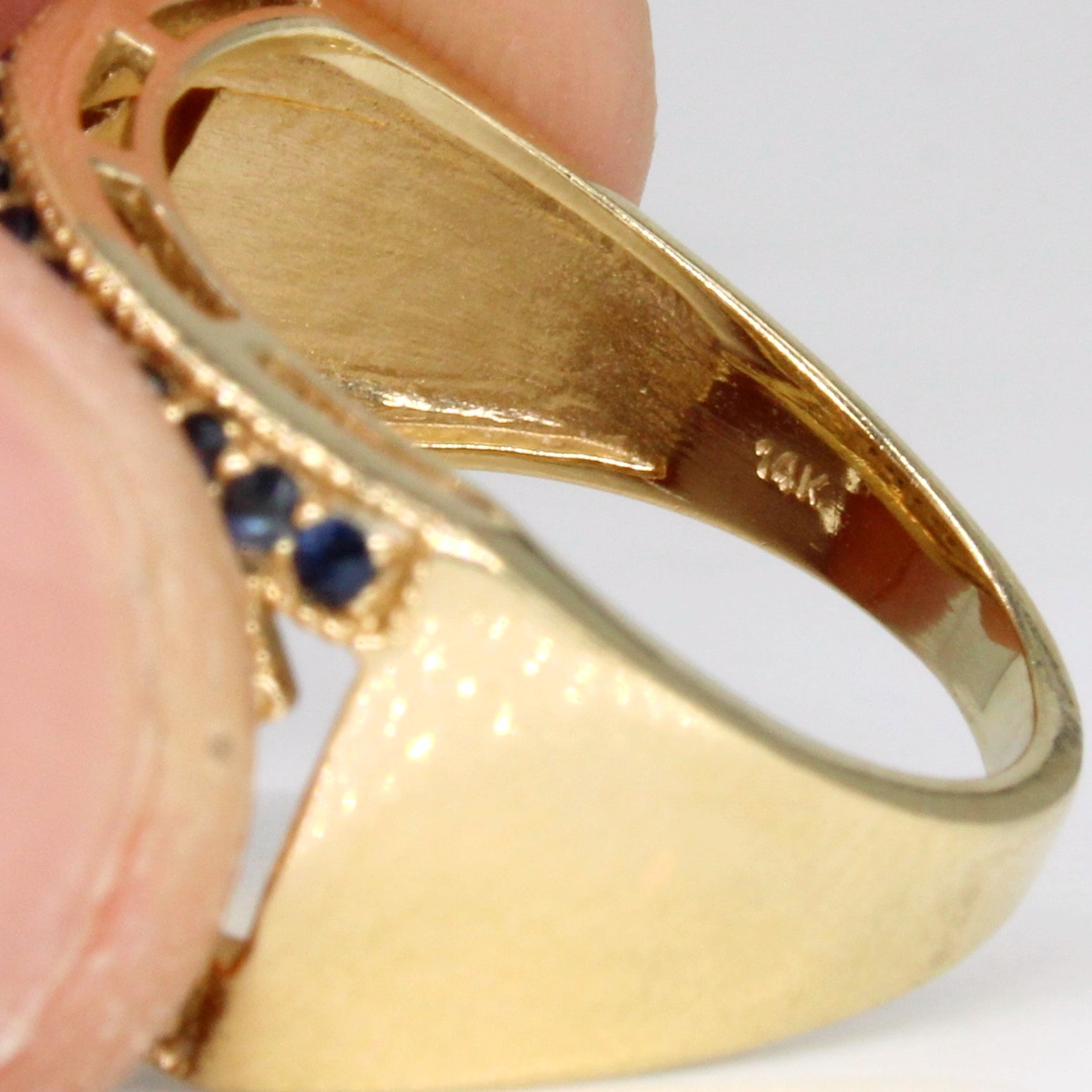 Multi Gem Ornate Ring | 0.51ctw | SZ 6 |