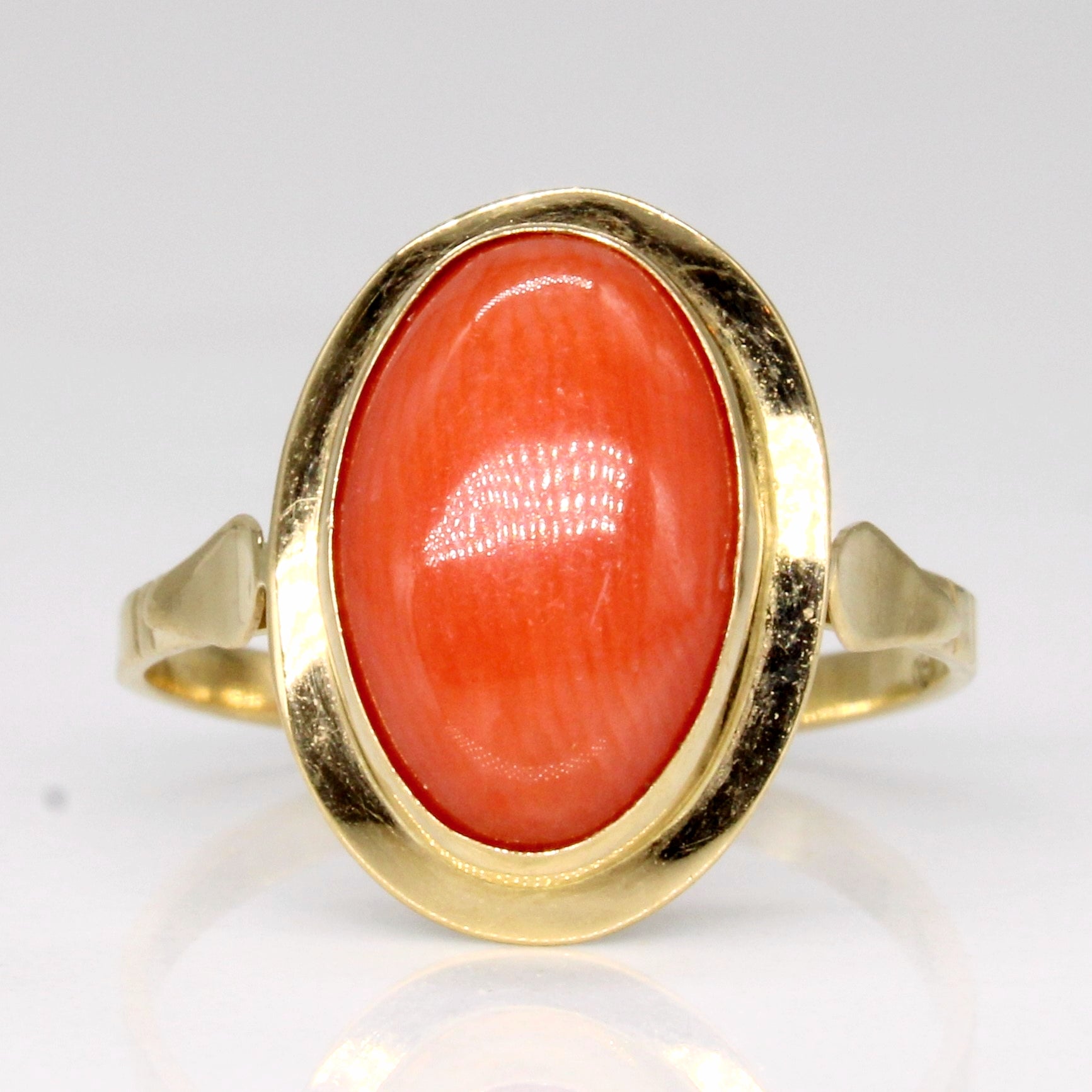 Coral Cocktail Ring | 2.65ct | SZ 5.5 |