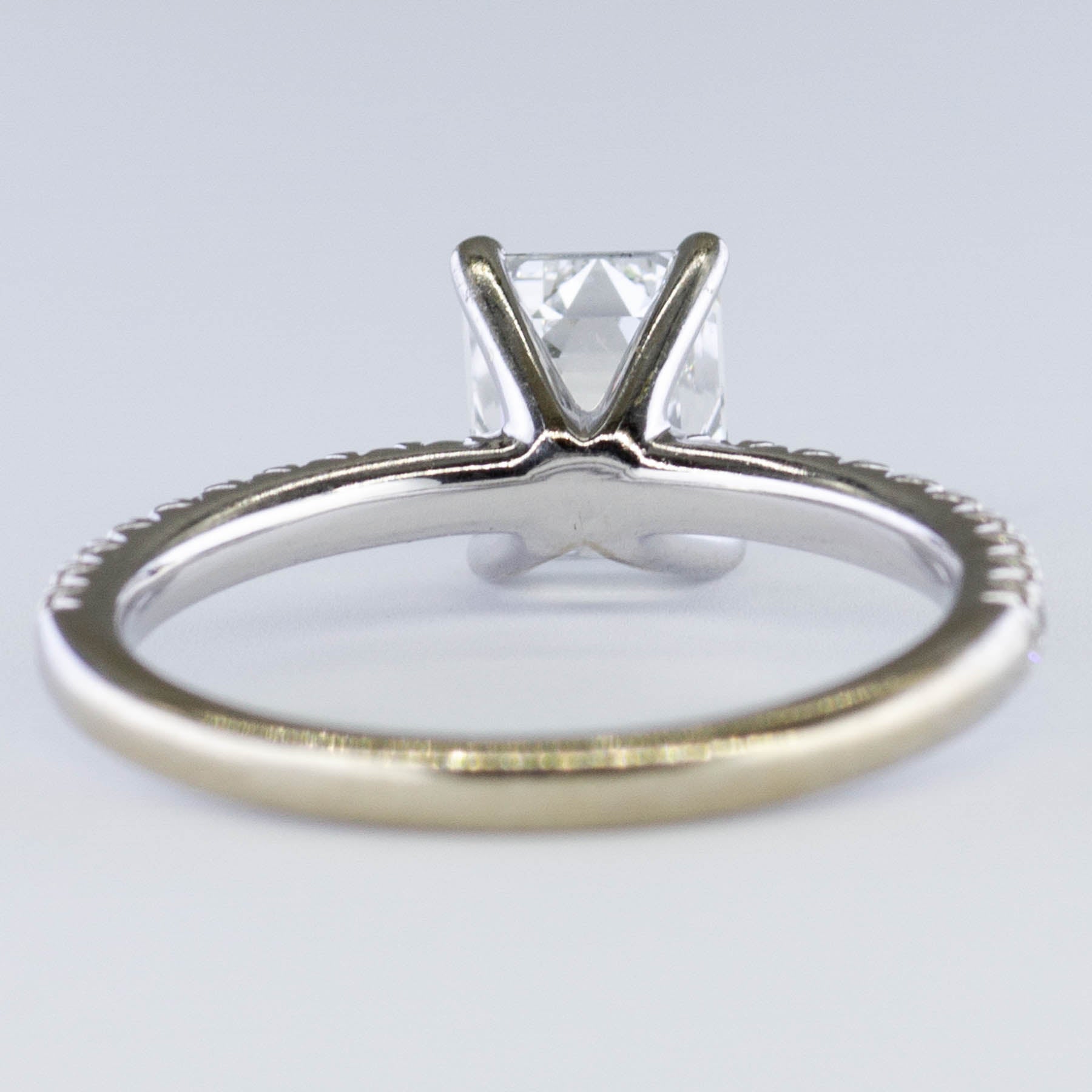 Emerald Cut GIA Certified Diamond Engagement Ring | 1.16ctw | SI1 G | SZ 5 |