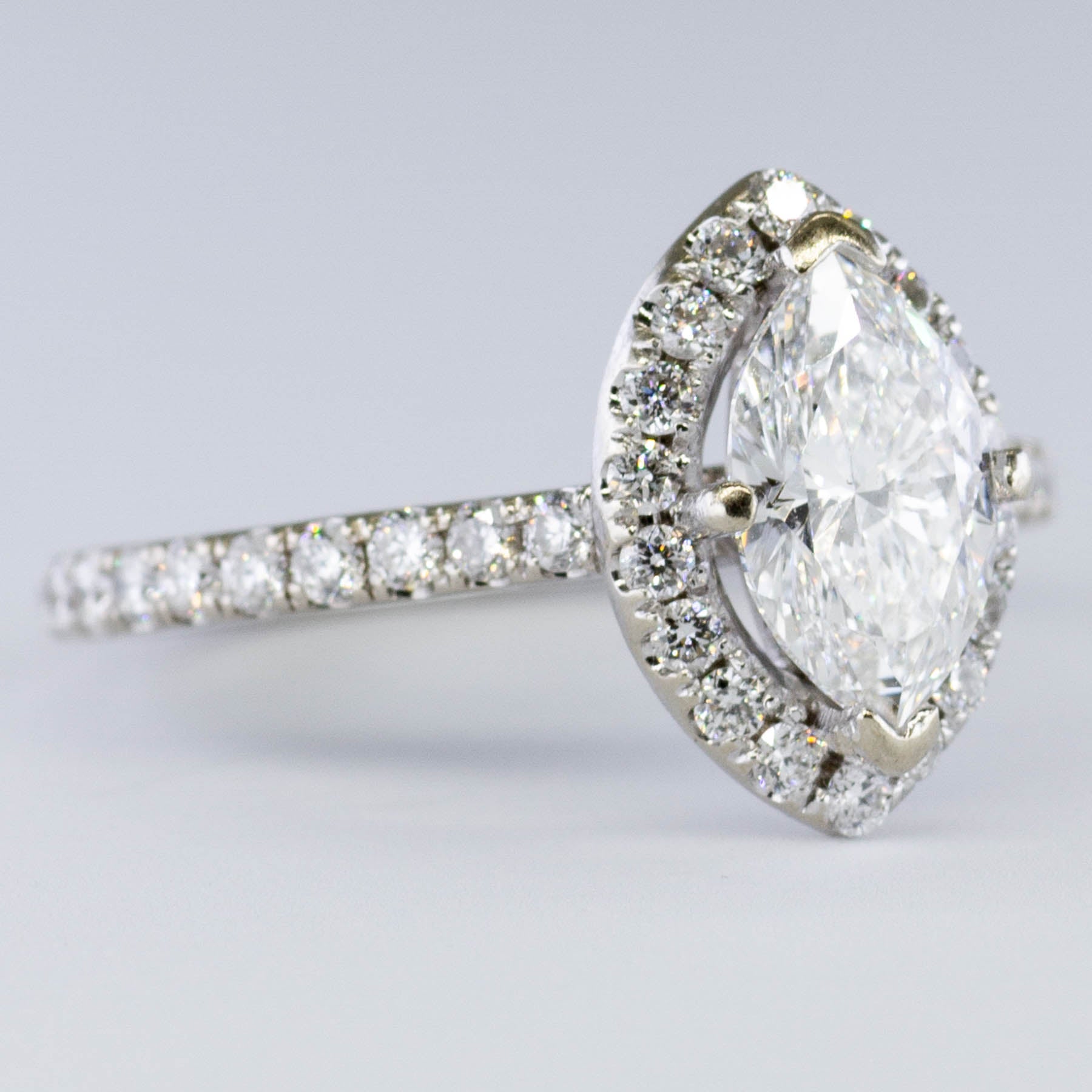 Marquise Cut GIA Certified Diamond Engagement Ring | 1.48ctw | VS1 E | SZ 8.75 |