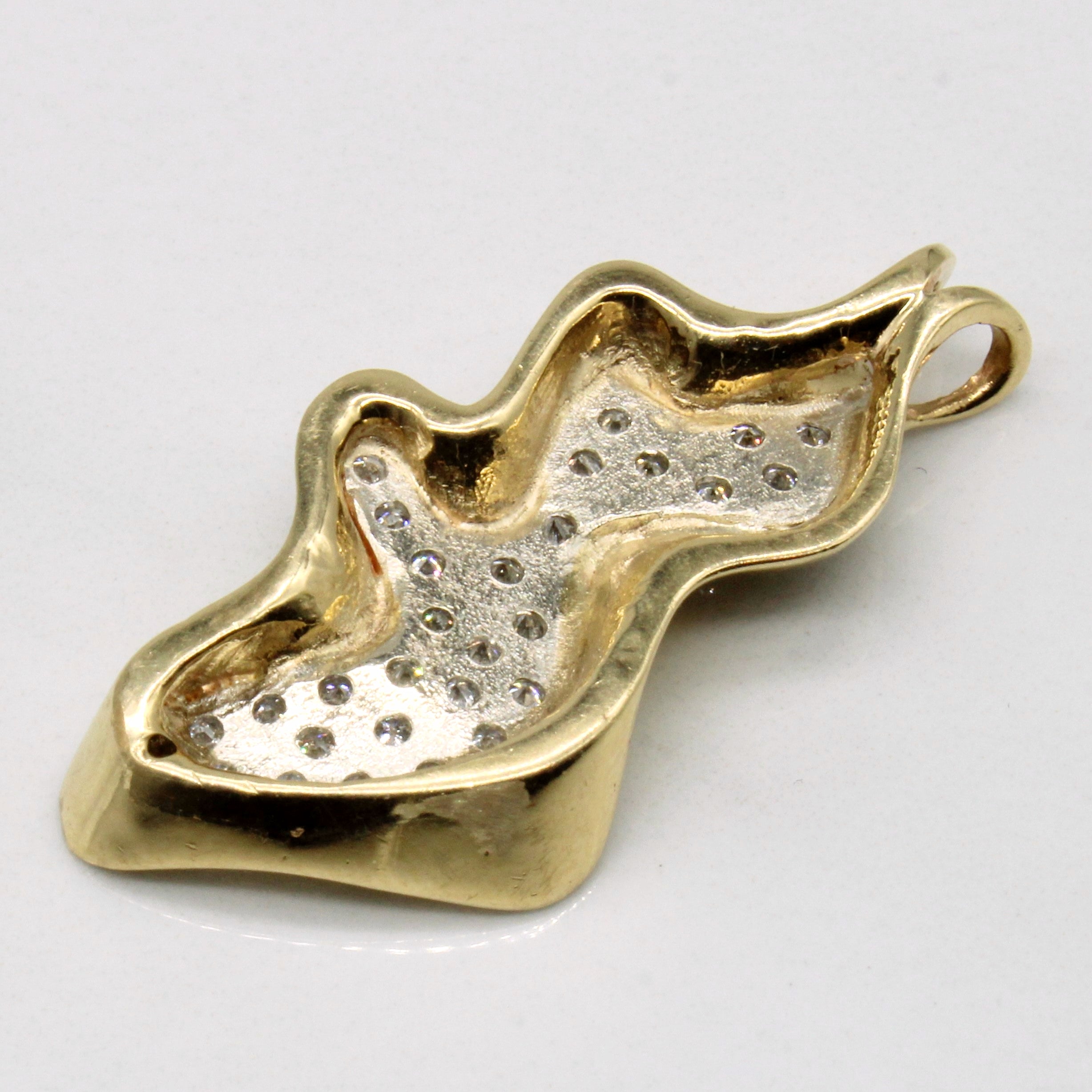 Abstract Diamond Pendant | 0.44ctw |