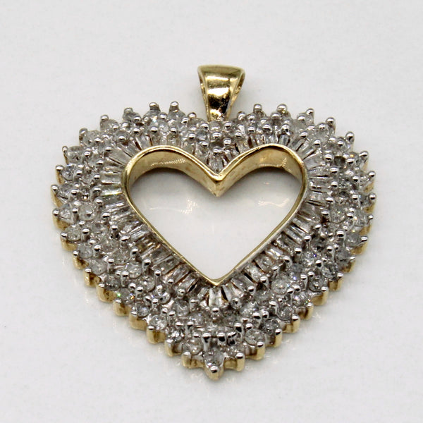 Diamond Heart Pendant | 1.00ctw |