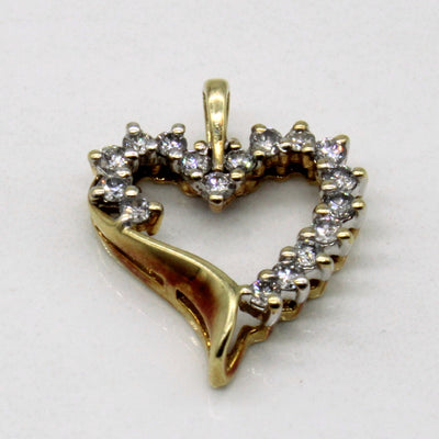 Diamond Heart Pendant | 0.42ctw |