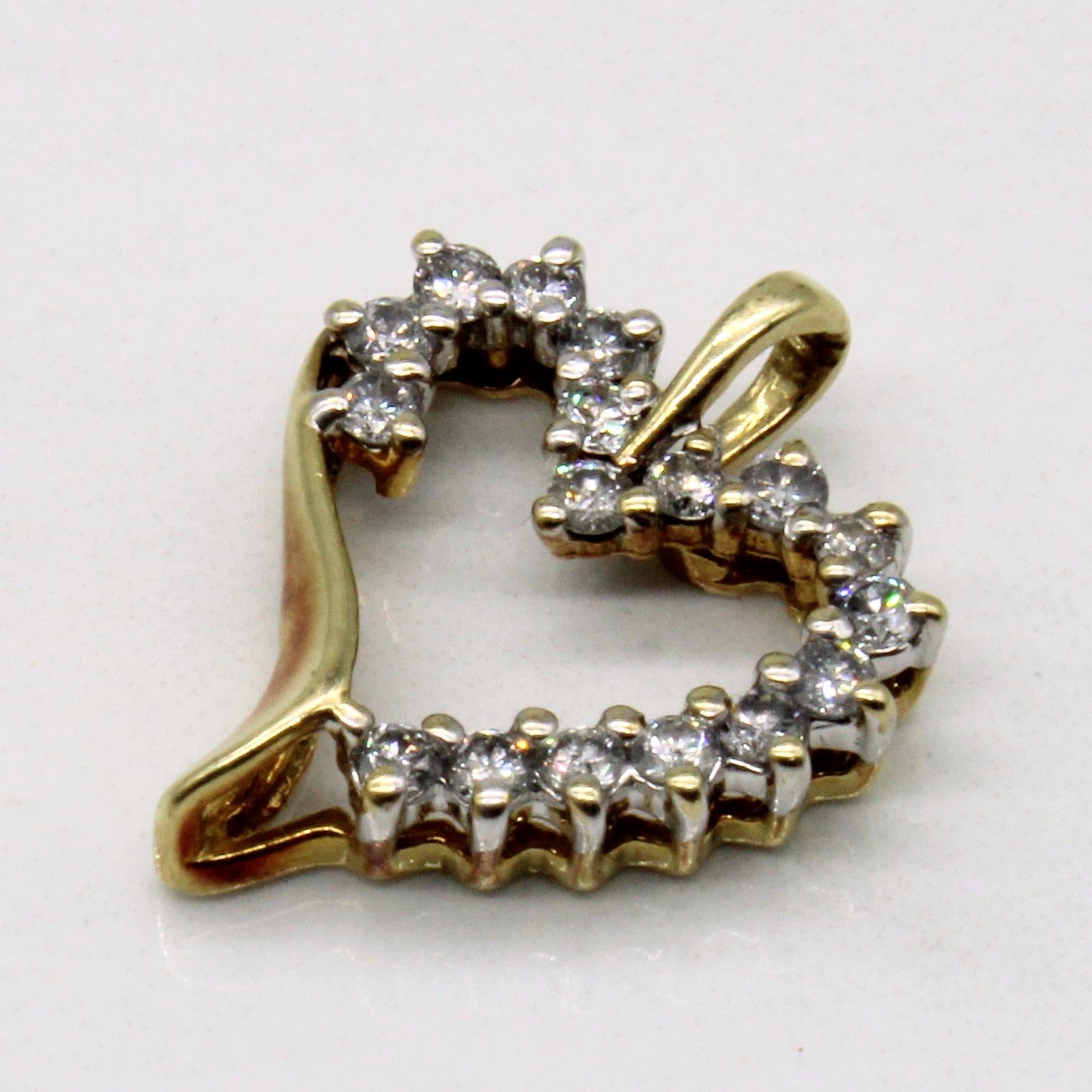 Diamond Heart Pendant | 0.42ctw |