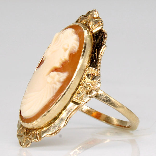 Cameo Shell Ring | 2.50ct | SZ 5 |