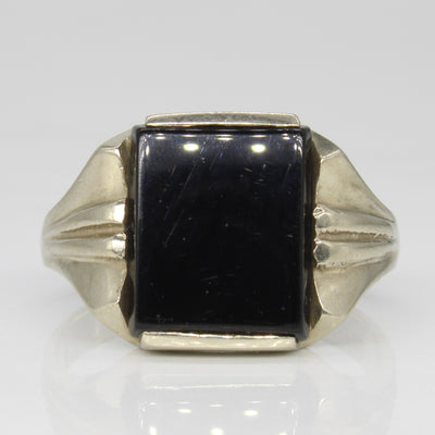 Onyx Cocktail Ring | 2.90ct | SZ 8.75 |