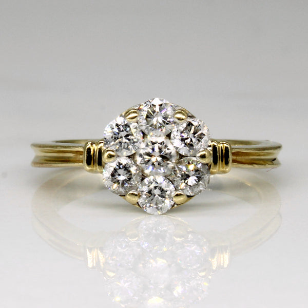 Diamond Cluster Ring | 0.75ctw | SZ 5.75 |