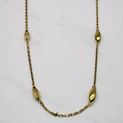 18k Yellow Gold Necklace | 30