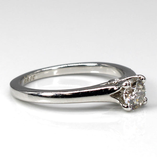 GIA Certified Diamond Solitaire Engagement Ring | 0.41ctw SI2 J VG | SZ 4.5 |