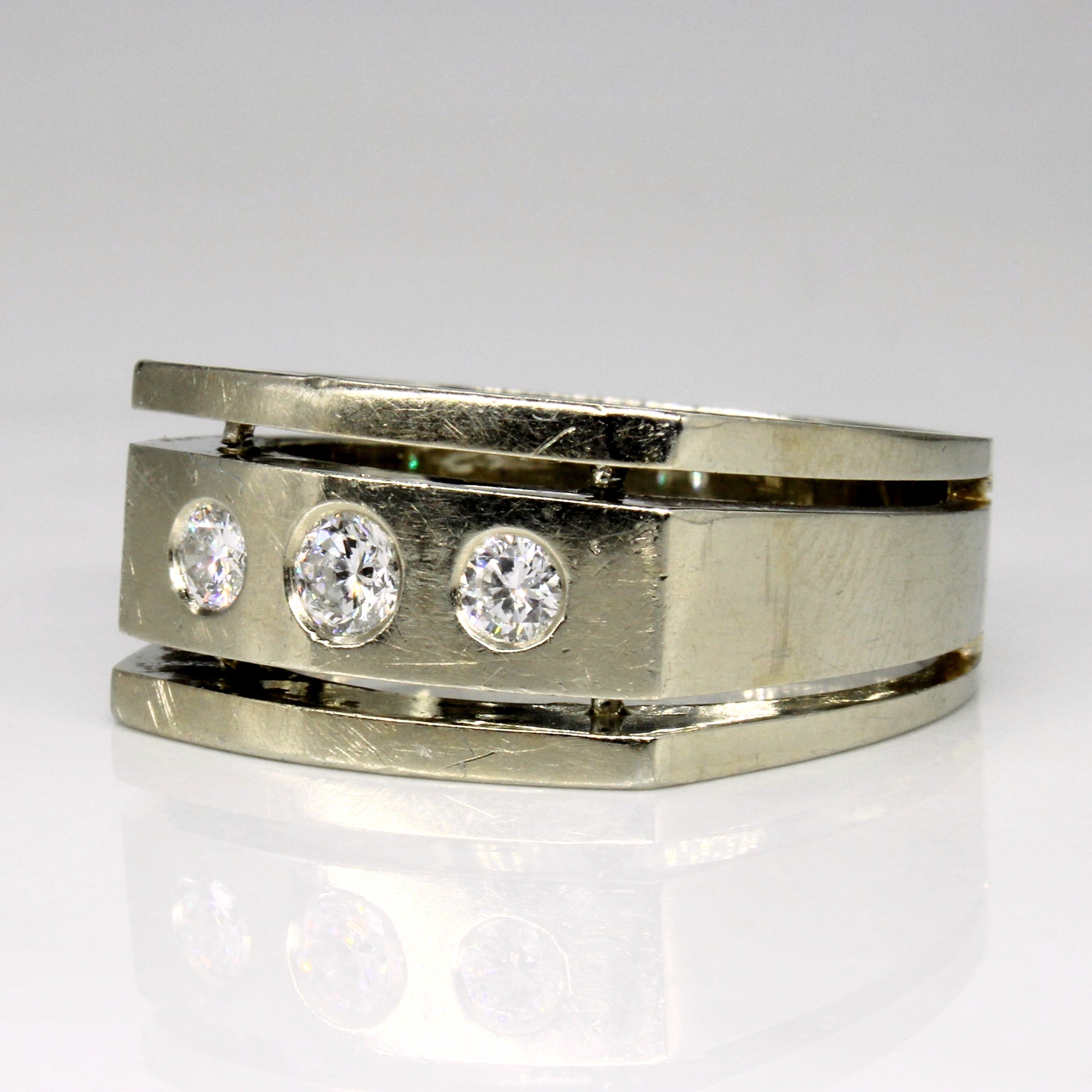 Three Stone Diamond Ring | 0.50ctw | SZ 11 |