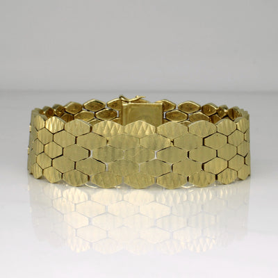 14k Yellow Gold Bracelet | 7.5