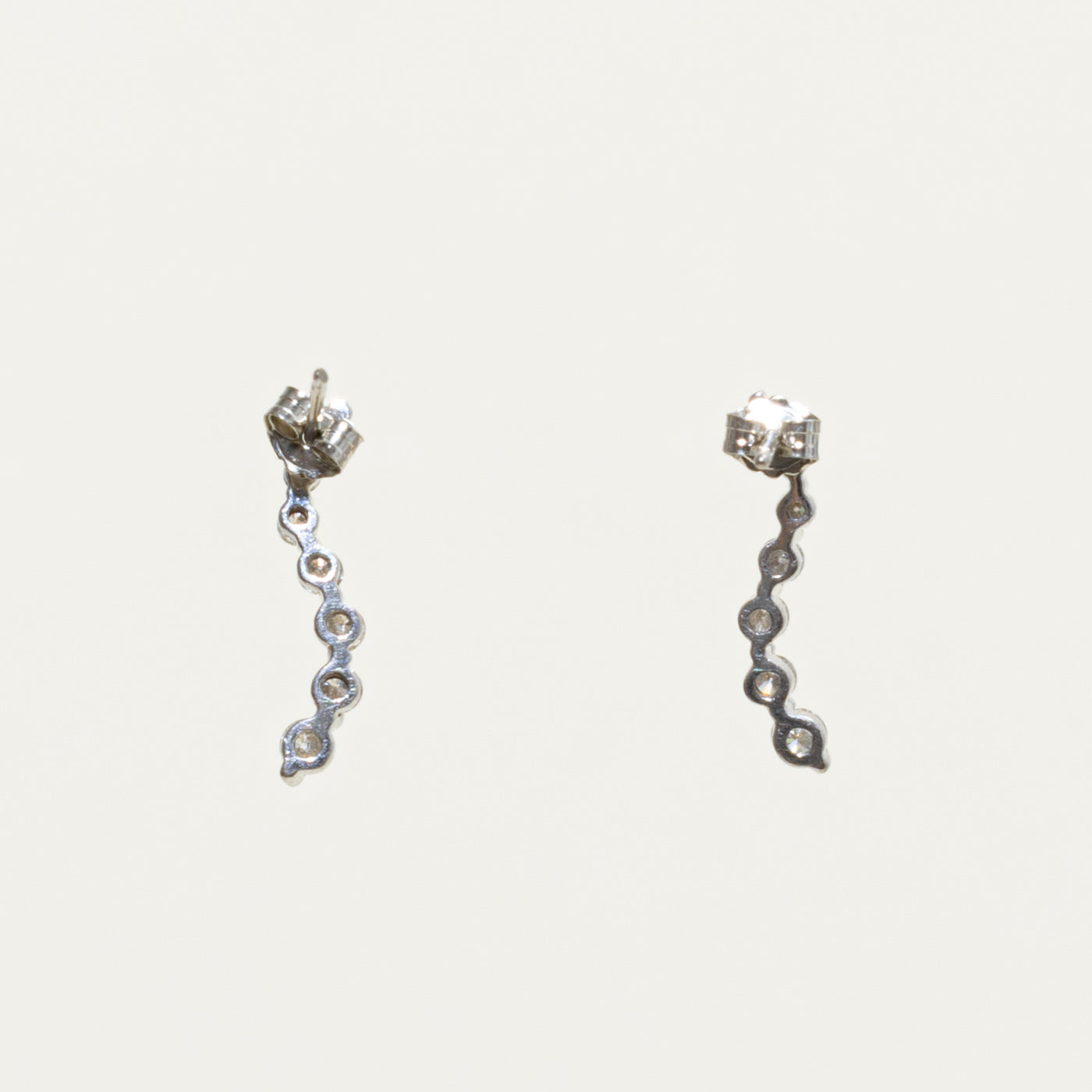 14k Diamond Journey Drop Earrings | 0.43ctw