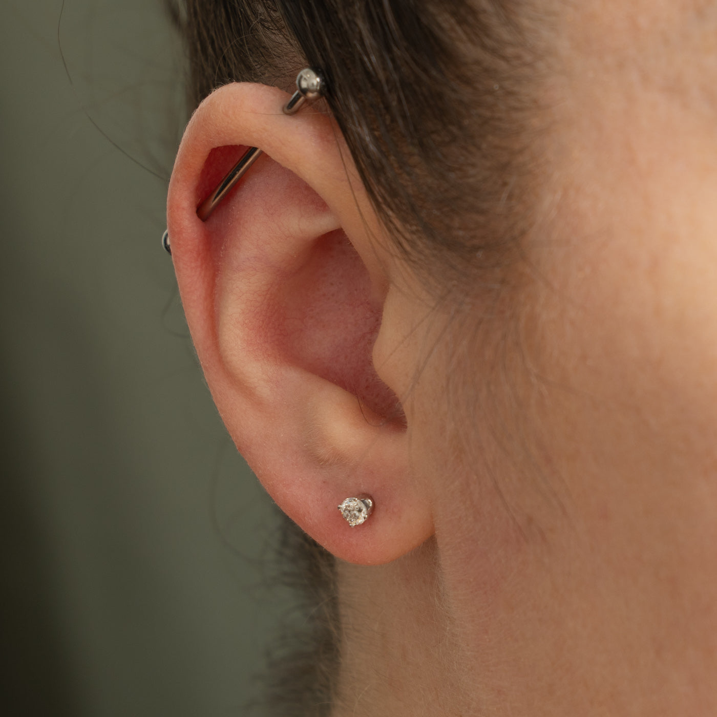 14k Diamond Petite Stud Earrings | 0.28ctw
