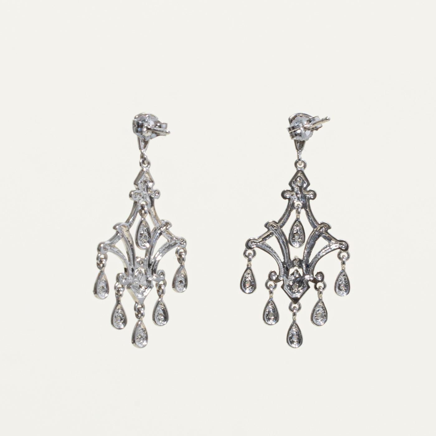 10k Diamond Chandelier Earrings | 0.25ctw
