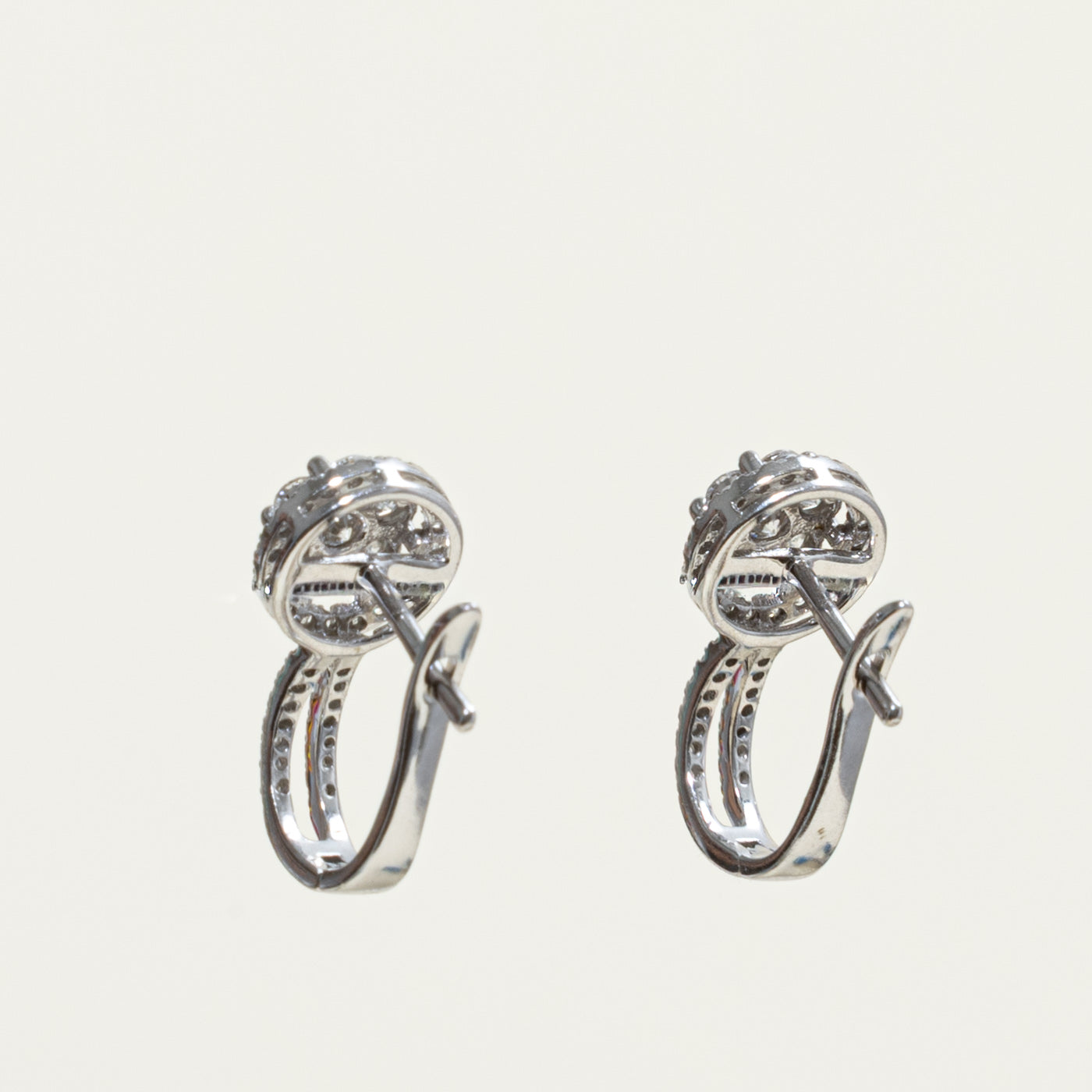 18k Diamond Cluster Earrings | 0.61ctw
