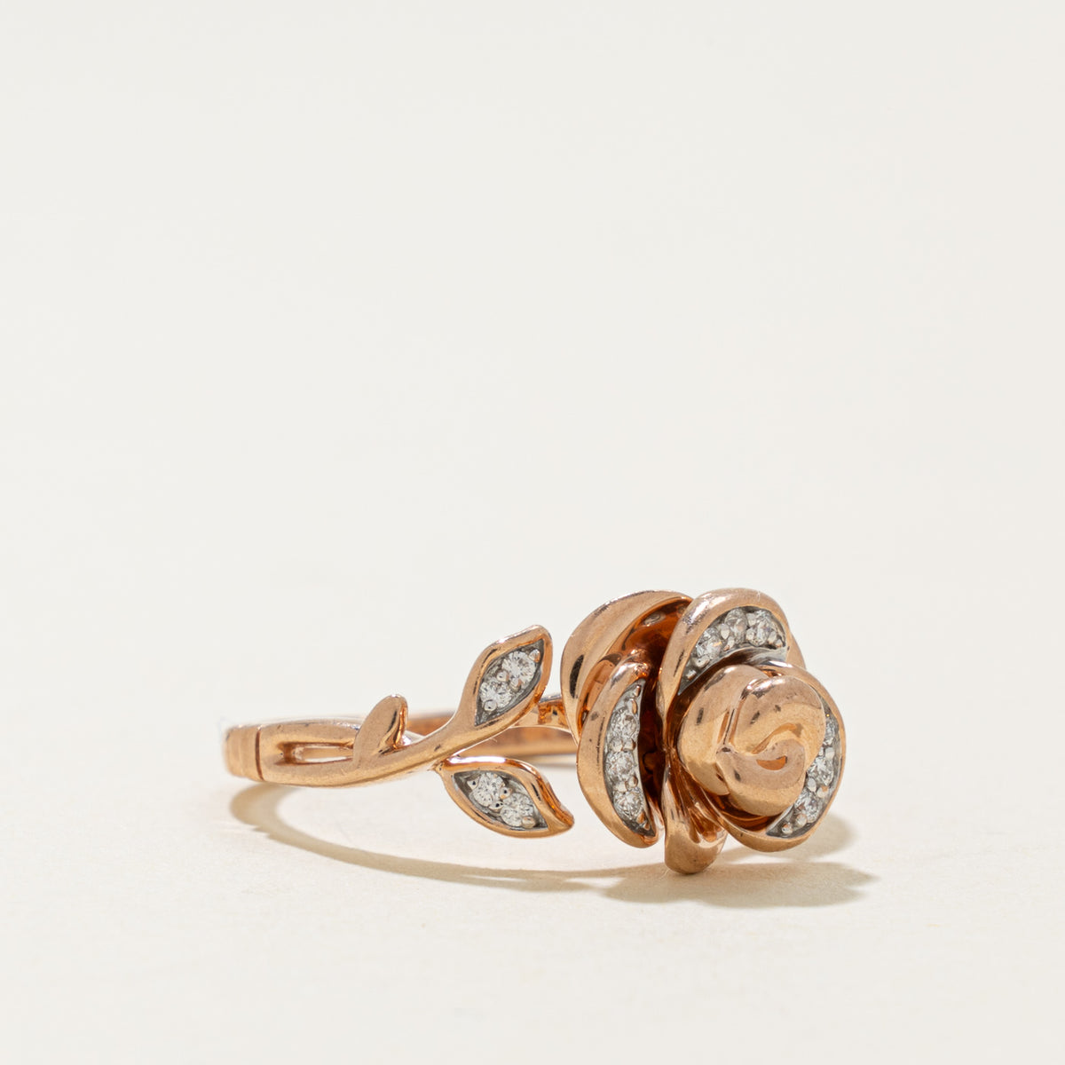 Disney'  Diamond Enchanted Rose Ring | 0.07ctw | SZ 7