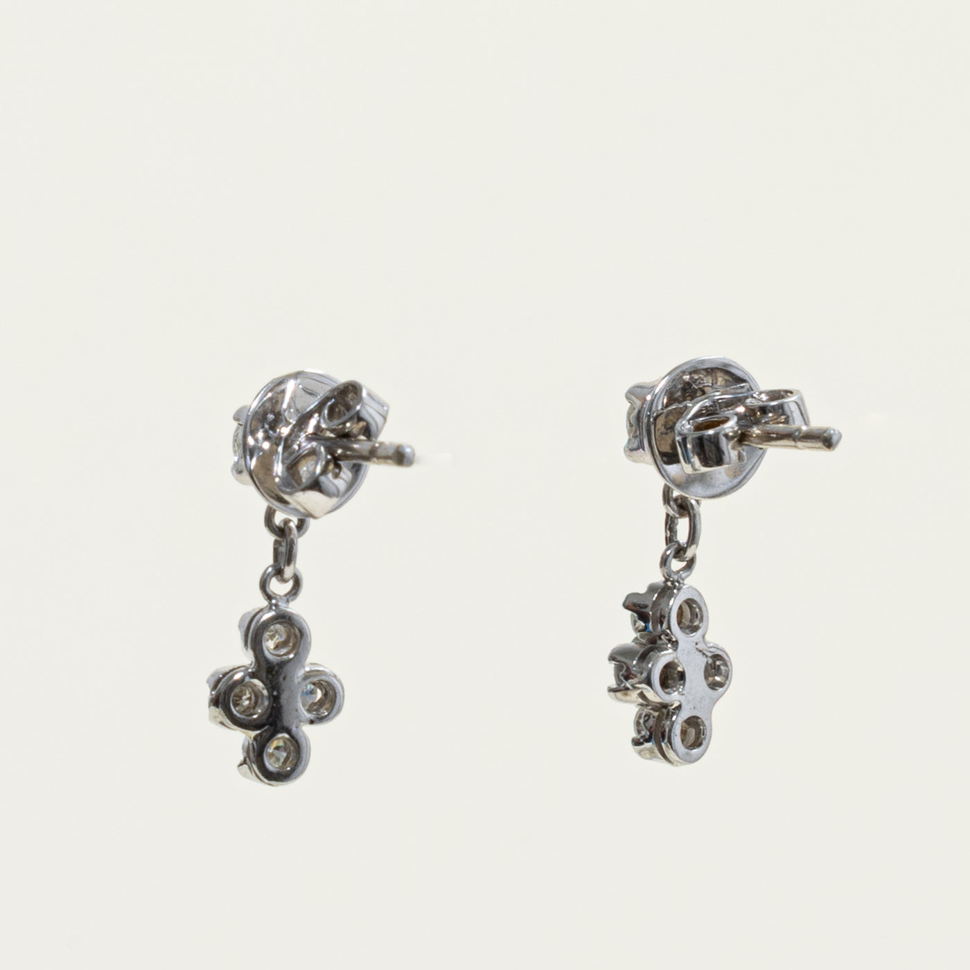 14k Diamond Floral Drop Earrings | 0.50ctw