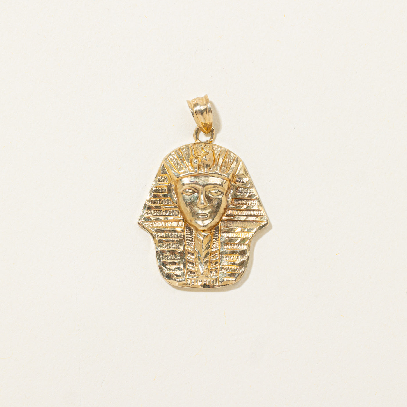 10k Pharaoh Head Pendant