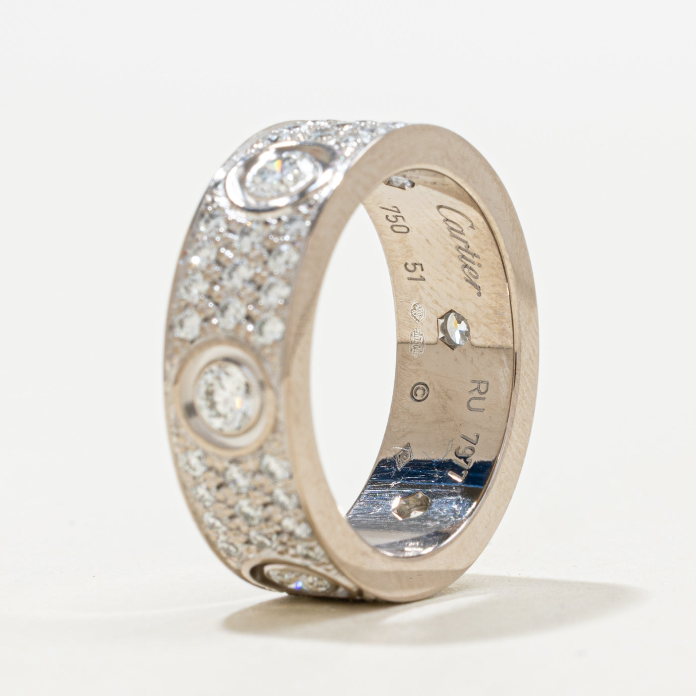 Cartier' 6 Diamonds Love Ring Classic Model | 1.26ctw | Cartier size
