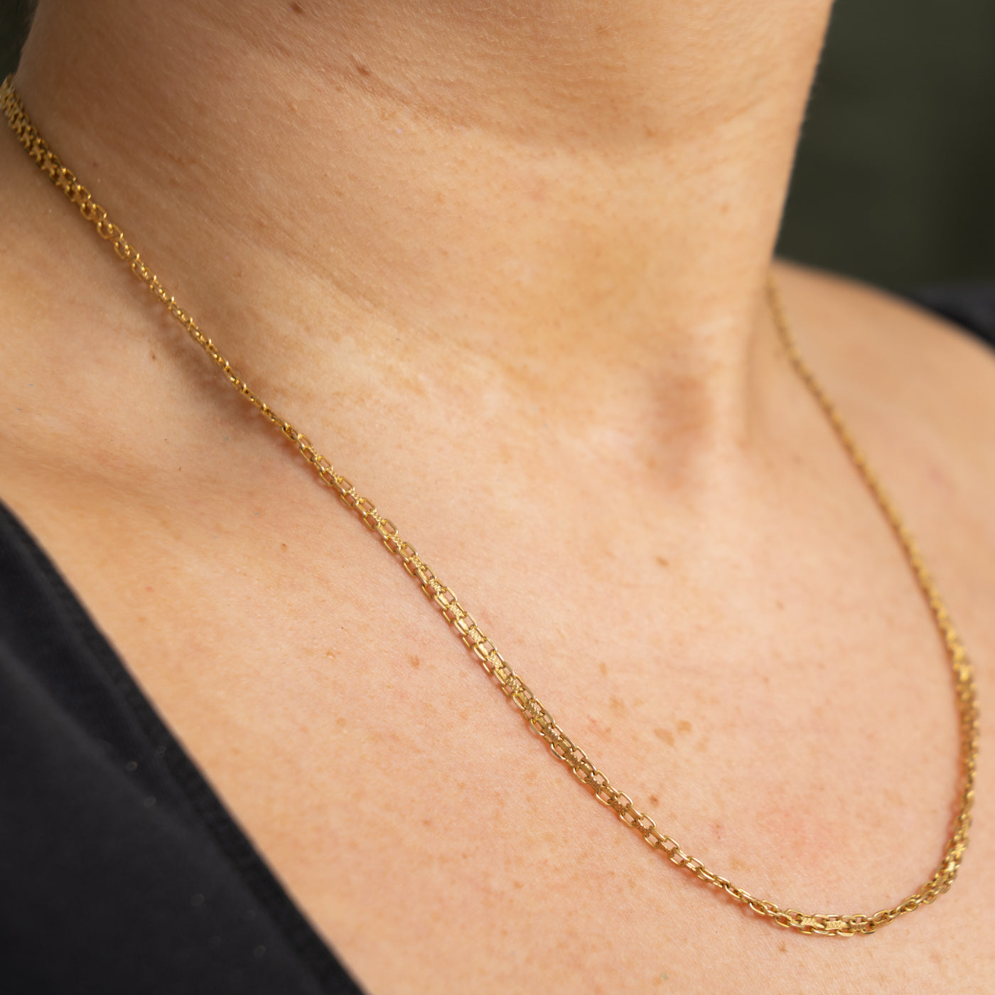 Italian Yellow Gold Bismarck Chain | 2.90mm | 20"