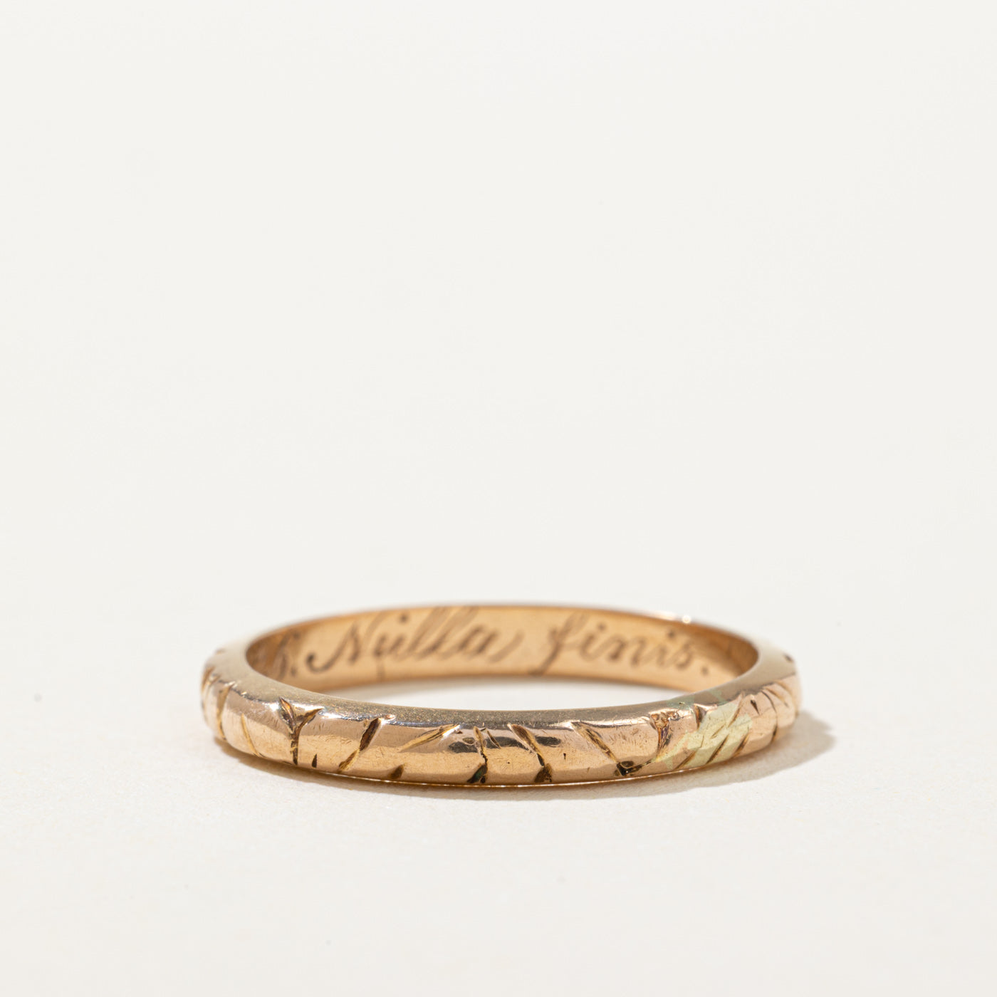 Antique 18k Yellow Gold Band | 2.65mm | SZ 7.25
