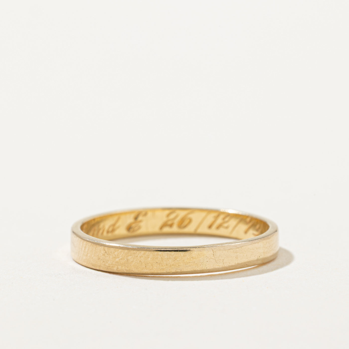 'Cavelti' 1970s 18k Yellow Gold Band | 2.55mm | SZ 6.5