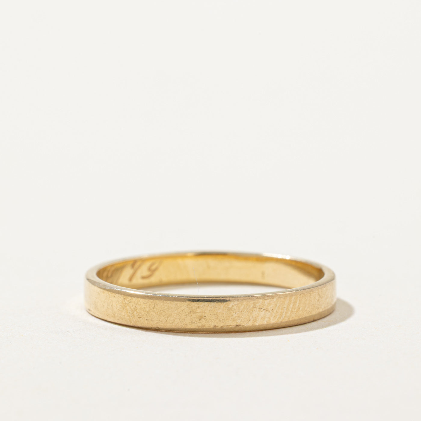 'Cavelti' 1970s 18k Yellow Gold Band | 2.55mm | SZ 6.5