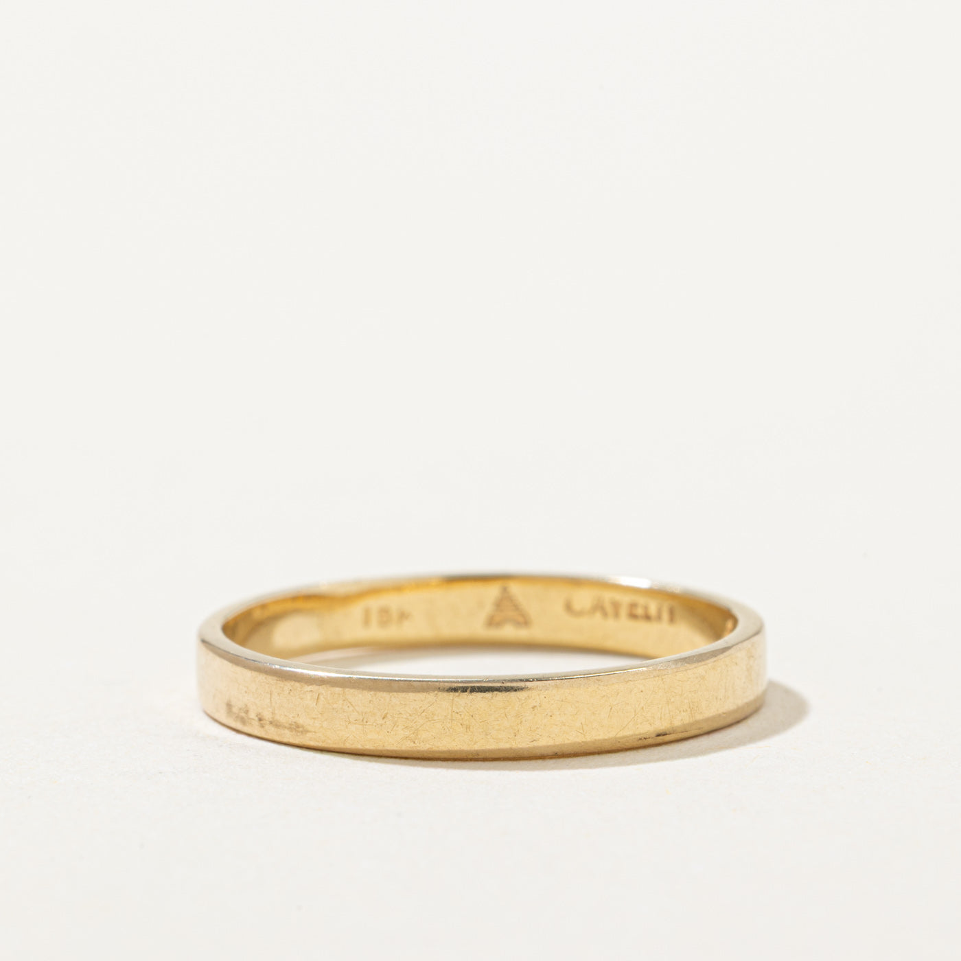 'Cavelti' 1970s 18k Yellow Gold Band | 2.55mm | SZ 6.5
