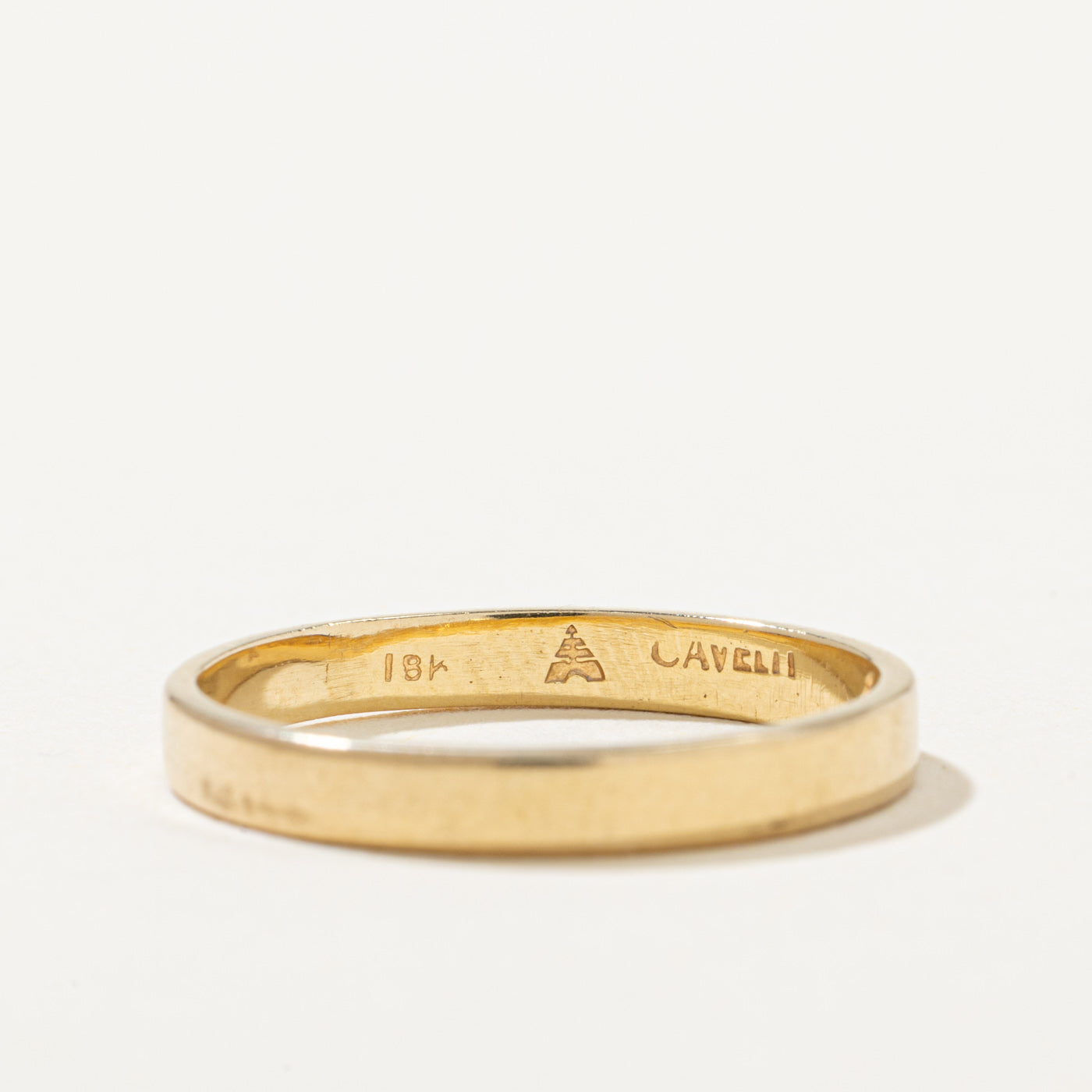 'Cavelti' 1970s 18k Yellow Gold Band | 2.55mm | SZ 6.5