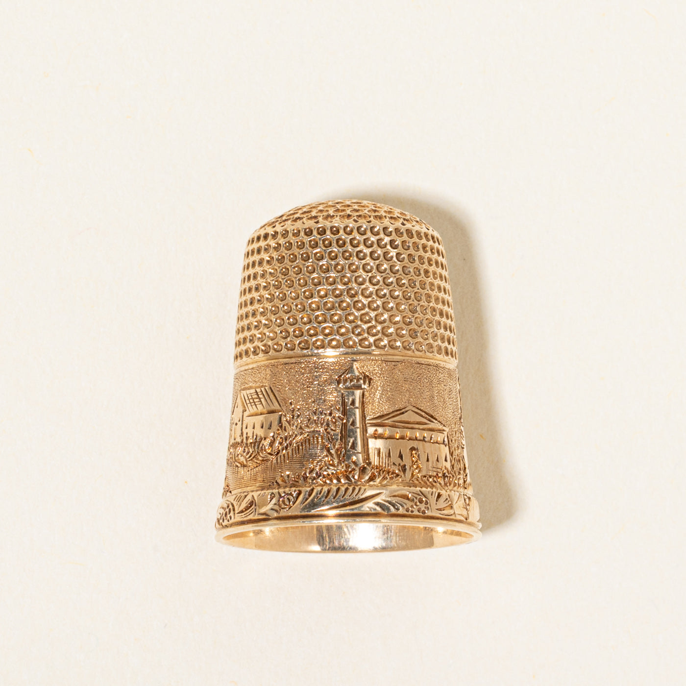 14k Yellow Gold Thimble