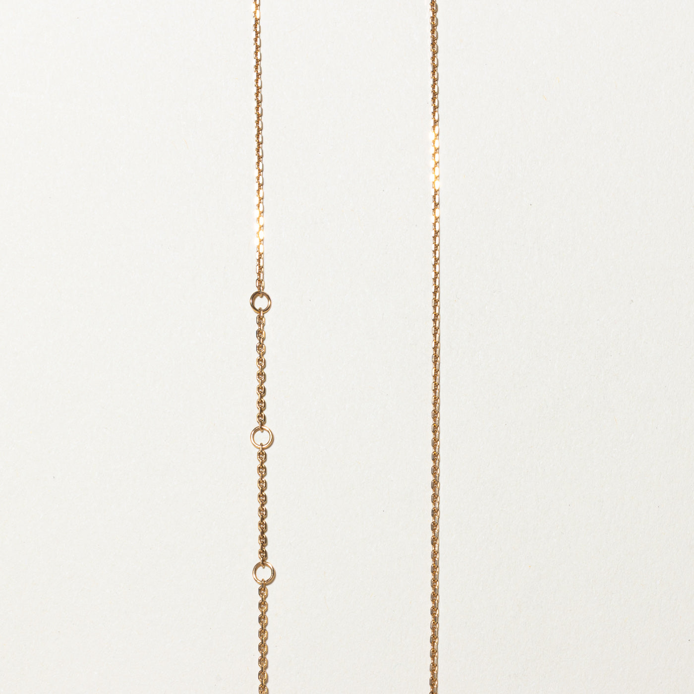 French Hallmarked "Messika" Baby Move Diamond Necklace | 0.15ctw | 16.5"
