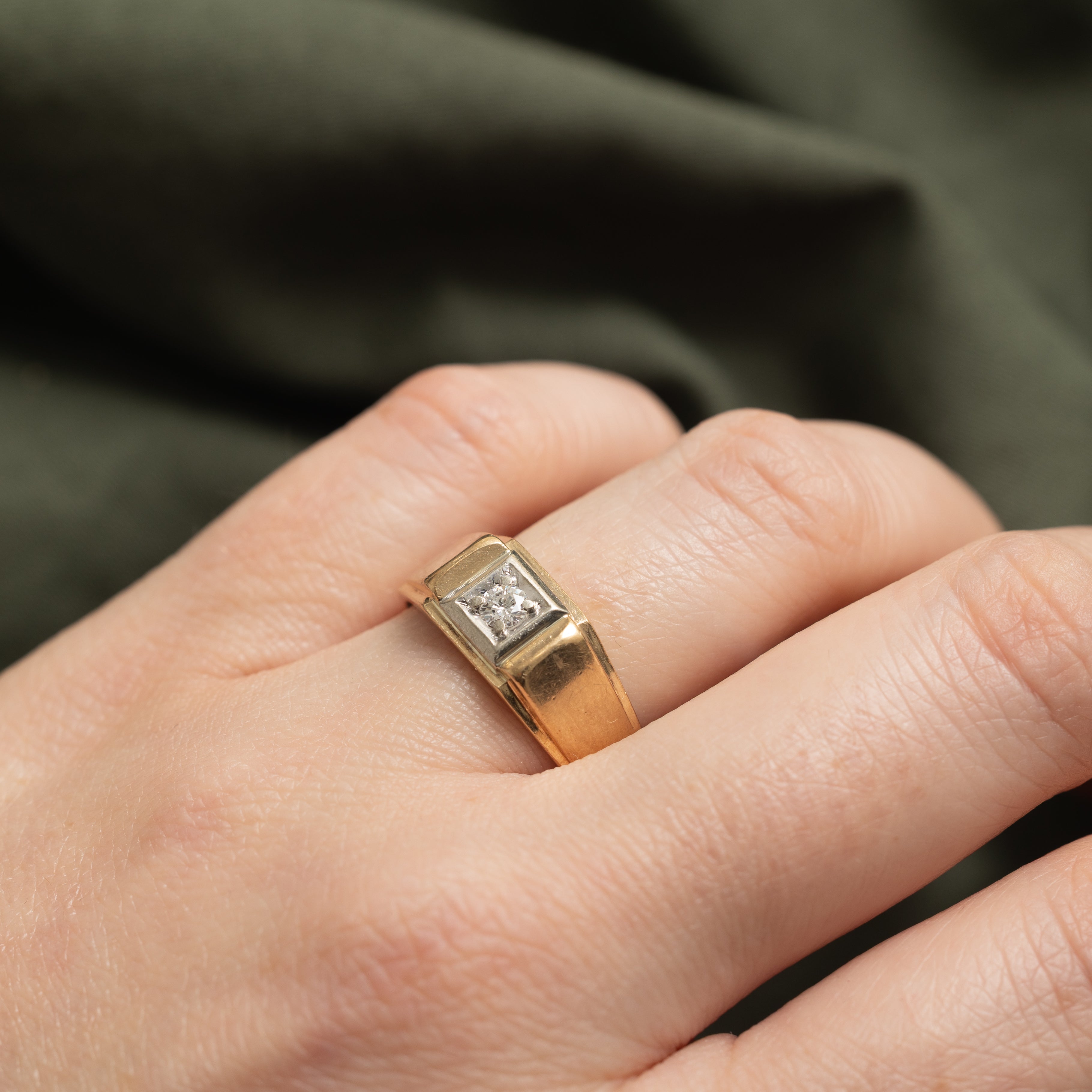 10k Illusion Set Diamond Ring | 0.16ctw | SZ 9.25