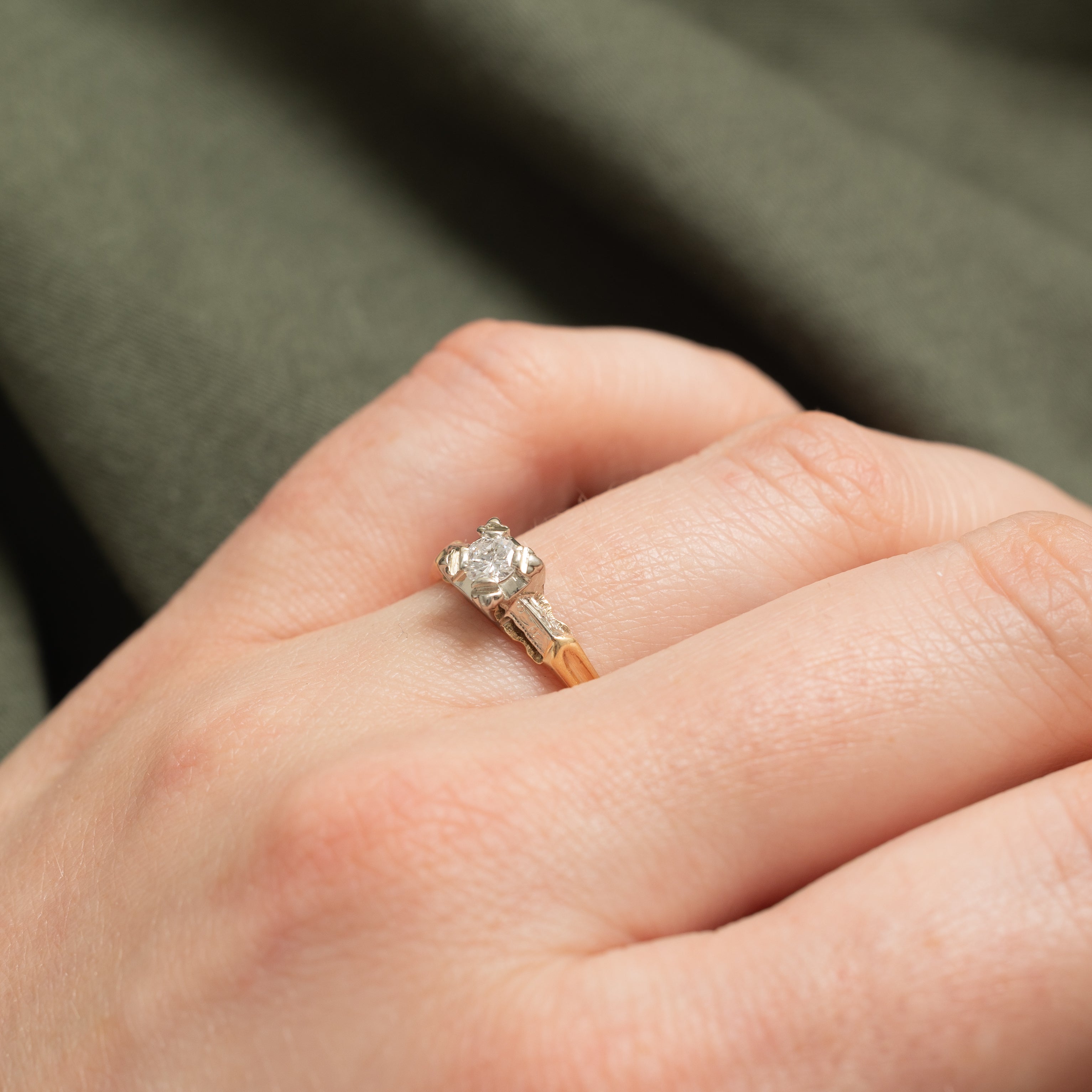 Bague en or 14 carats 9158-50