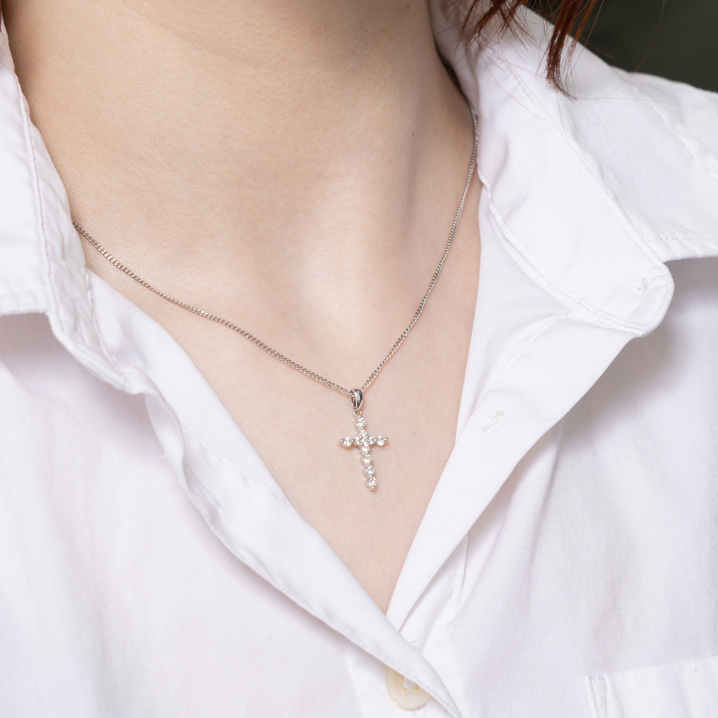 Diamond Cross Pendant | 0.40ctw