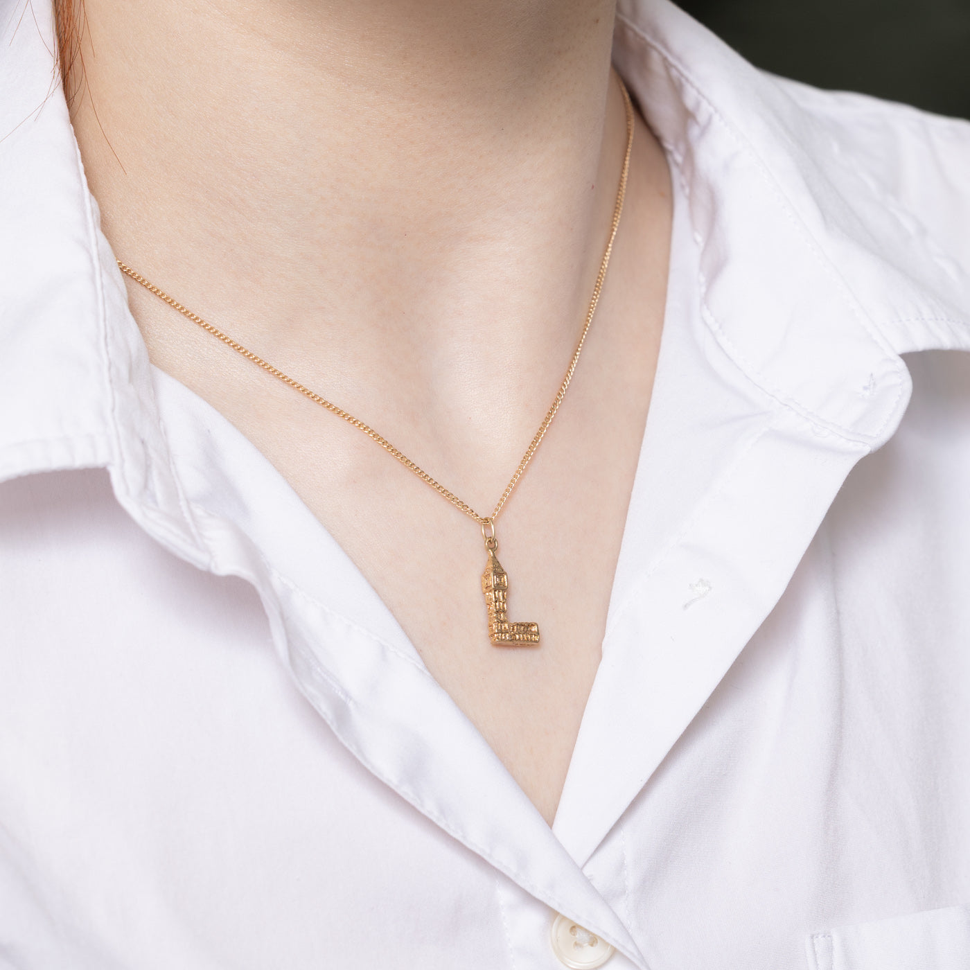 London 9K Yellow Gold Big Ben Charm