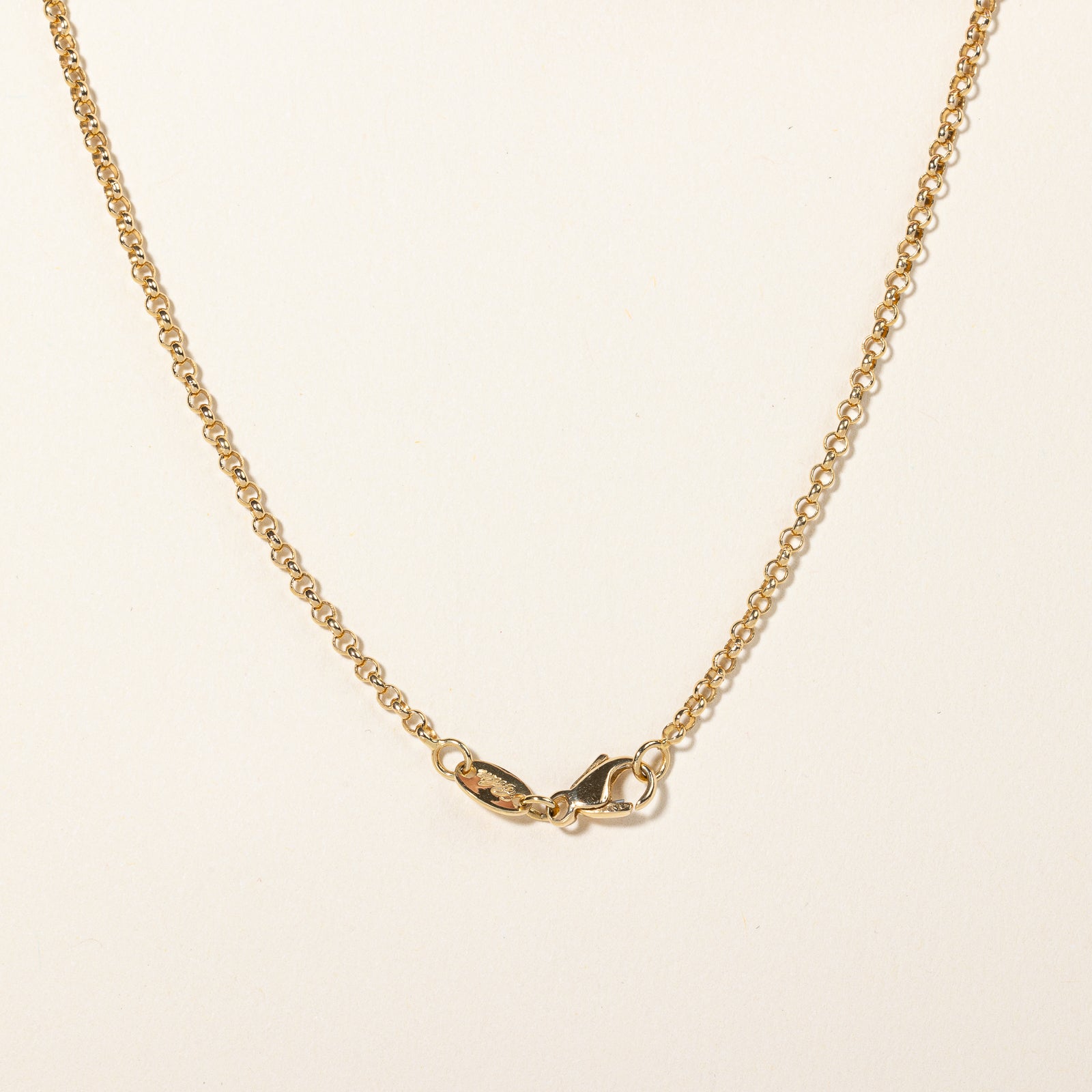 Italian 18k Yellow Gold Dolphin Necklace | 16" |