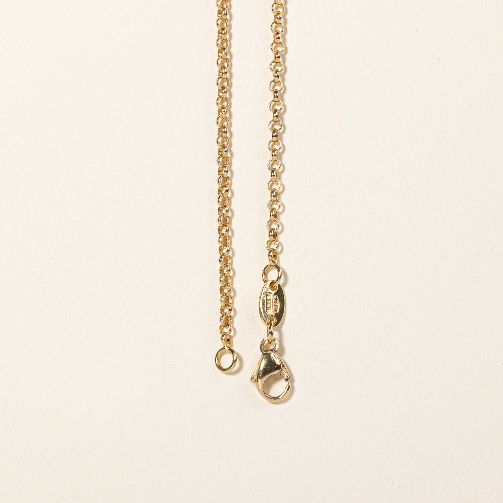 Italian 18k Yellow Gold Dolphin Necklace | 16" |